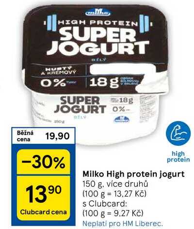 Milko High protein jogurt, 150 g