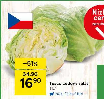 Tesco Ledový salát, 1 ks 