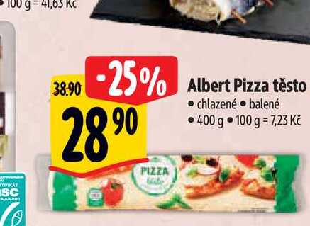  Albert Pizza těsto  400 g