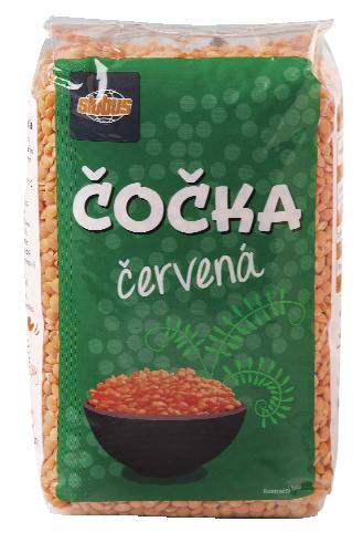 Globus Čočka červená, 500 g