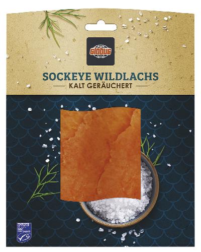 Globus Losos divoký Sockeye uzený, 100 g