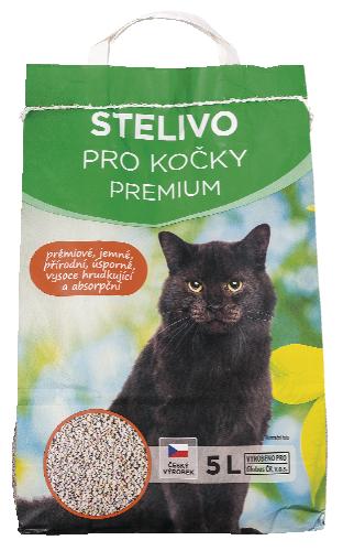 Stelivo pro kočky Premium, 5 l