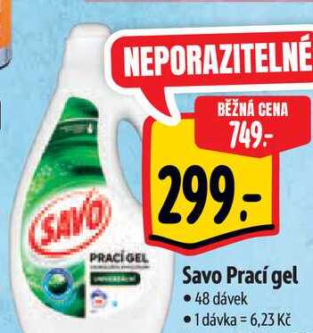   Savo Prací gel • 48 dávek  