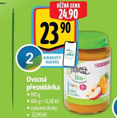  Ovocná přesnídávka • 190g  