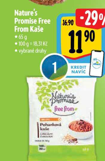 Nature's Promise Free From Kaše • 65 g  