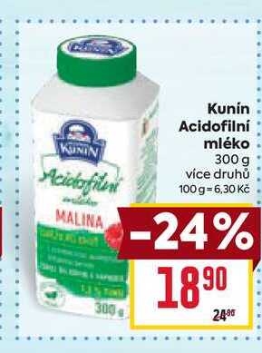 Kunín Acidofilní mléko 300 g 