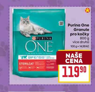 Purina One Granule pro kočky 800 g 