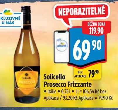 Solicello Prosecco Frizzante, 0,75 l