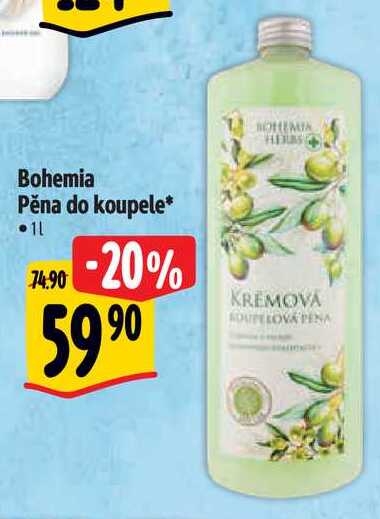 Bohemia Pěna do koupele, 1 l 