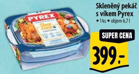 Skleněný pekáč s víkem Pyrex