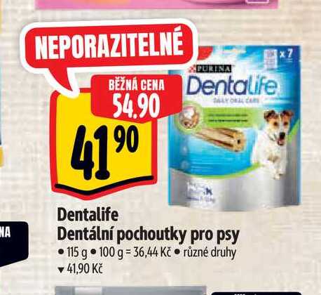   Dentalife Dentální pochoutky pro psy  115 g 