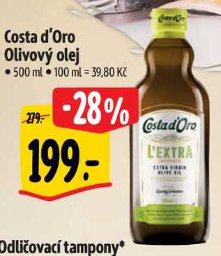 Costa d'Oro Olivový olej, 500 ml