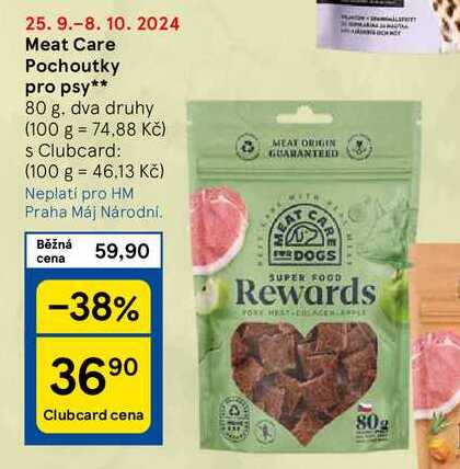 Meat Care Pochoutky pro psy, 80 g