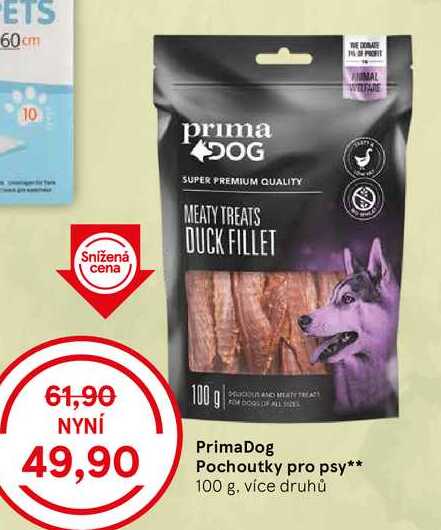 PrimaDog Pochoutky pro psy, 100 g