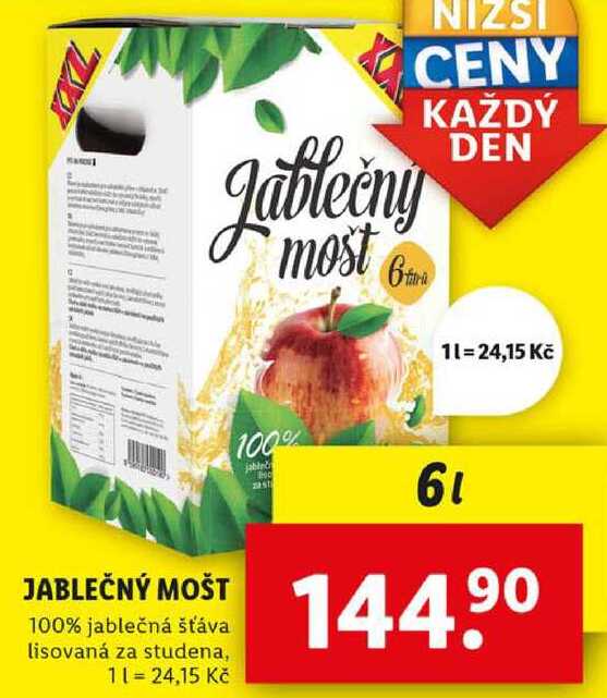 JABLEČNÝ MOŠT, 6 l