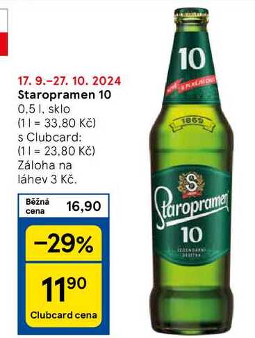 Staropramen 10, 0,5 l