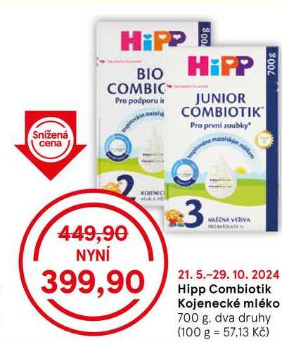 Hipp Combiotik Kojenecké mléko, 700 g