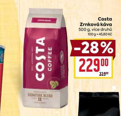 Costa Zrnková káva 500 g