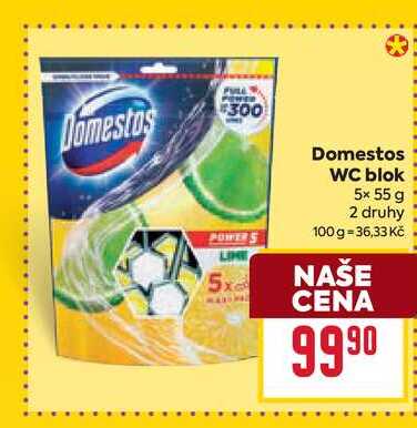 Domestos WC blok 5x 55 g