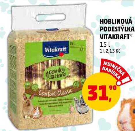 HOBLINOVÁ PODESTÝLKA VITAKRAFT, 15 l 