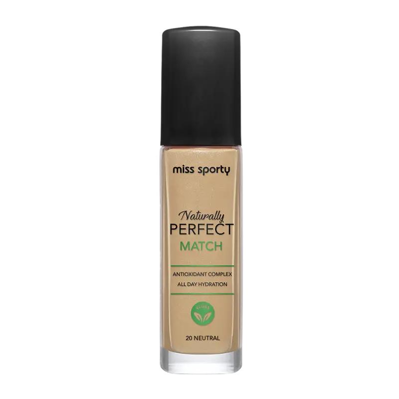 miss sporty Make-up Naturally Perfect Match 20 Neutral, 1 ks