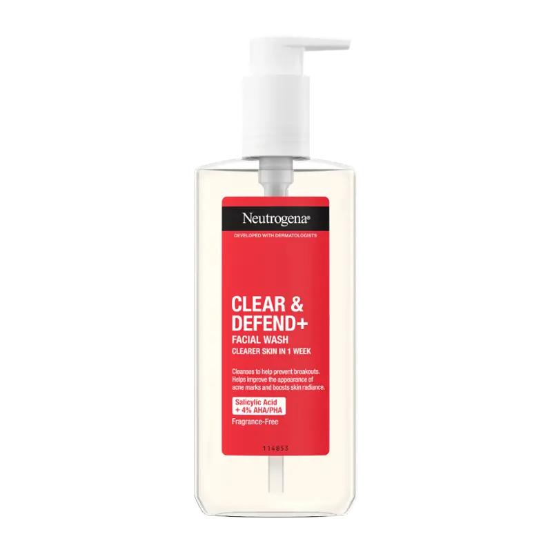 Neutrogena Čisticí gel proti pupínkům Clear & Defend, 200 ml