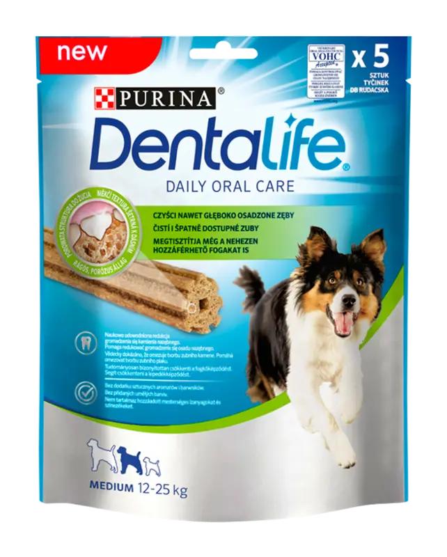 PURINA Pochoutka pro psy DentaLife medium, 115 g