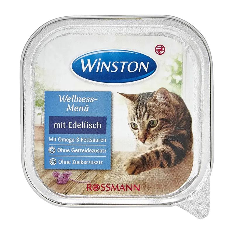 Winston Vanička pro kočky Wellness menu s rybami, 100 g