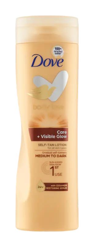 Dove Samoopalovací mléko Care&Visible Glow Medium-Dark, 250 ml