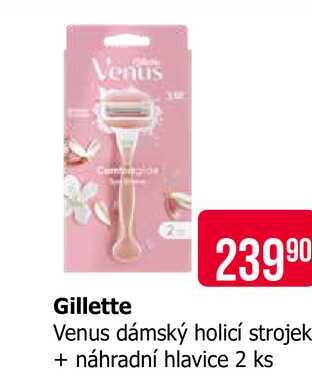 Venus dámský holicí strojek + náhradní hlavice 2 ks 