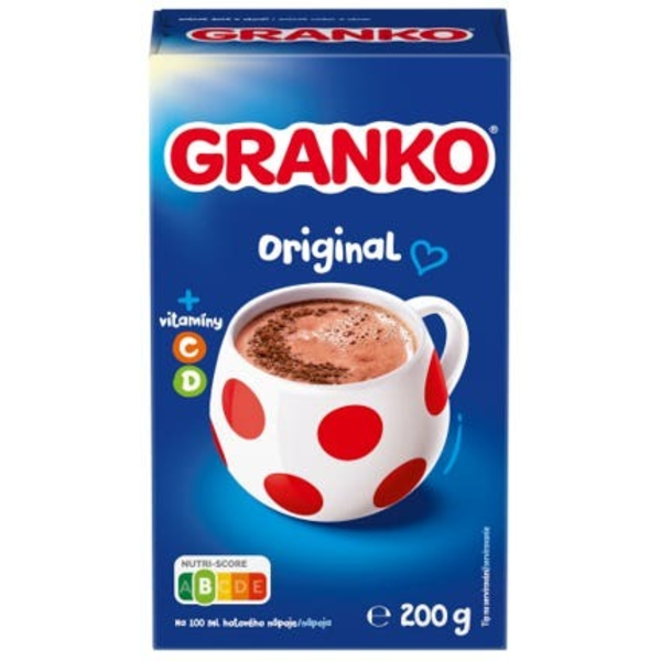 Granko Original instantní kakaový nápoj s vitamíny C a D