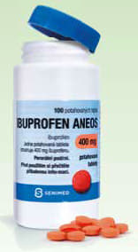 Ibuprofen Aneos 400 mg 100 potahovaných tablet