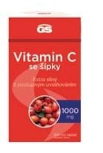 GS Vitamin C1000 se šípky 100 + 20 tablet