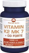 Vitamin K2 MK7 + D3 FORTE 1000 I.U. 125 tablet