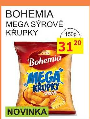 BOHEMIA MEGA SÝROVÉ KŘUPKY 150g