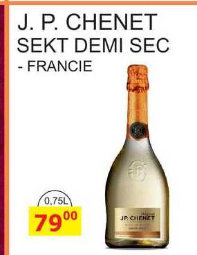 J. P. CHENET SEKT DEMI SEC 0,75L 