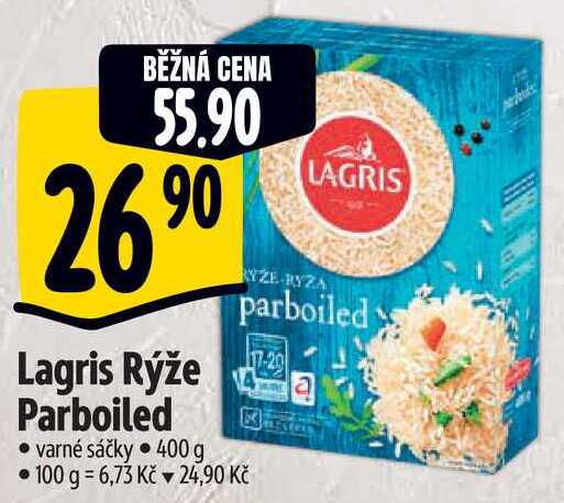 Lagris Rýže Parboiled, 400 g