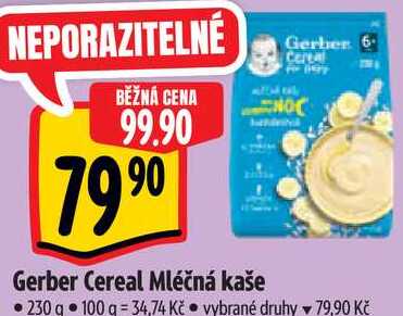 Gerber Cereal Mléčná kaše, 230 g