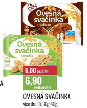 OVESNÁ SVAČINKA 36g-40g 