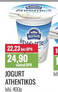 JOGURT ATHENTIKOS bílý, 400g