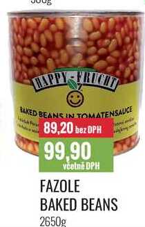 FAZOLE BAKED BEANS 2650g 