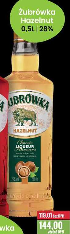 Żubrówka Hazelnut 0,5L 