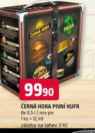 Černá Hora Pivní kufr 8x0,5l