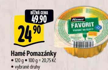  Hamé Pomazánky • 120 g 