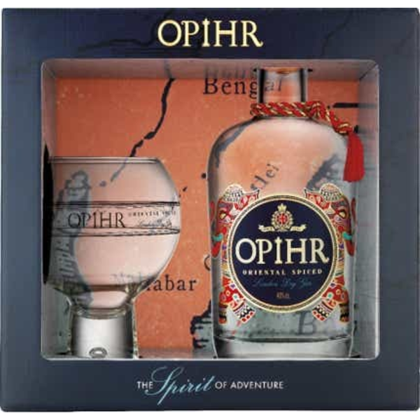 Opihr Spiced Gin 42,5% 700ml + sklenice Globe (dárkové balení)