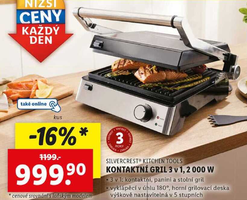 Kontaktni Gril 3 V 1