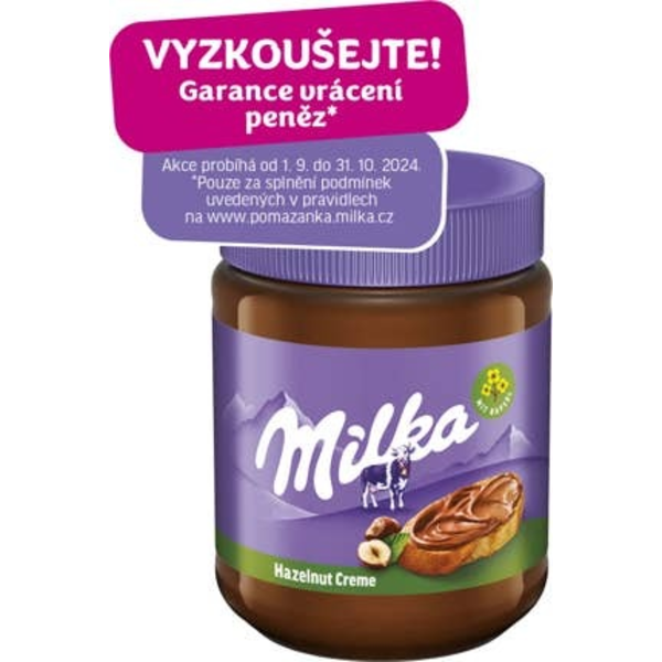 Milka Lískooříšková pomazánka