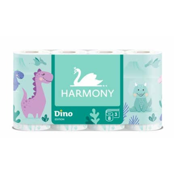 Harmony Toaletní papír Dino 3 vrstvý