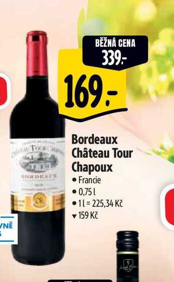   Bordeaux Château Tour Chapoux 0,75 l