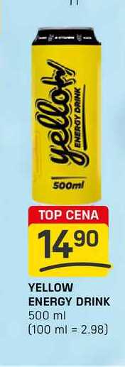 YELLOW ENERGY DRINK 500 ml 